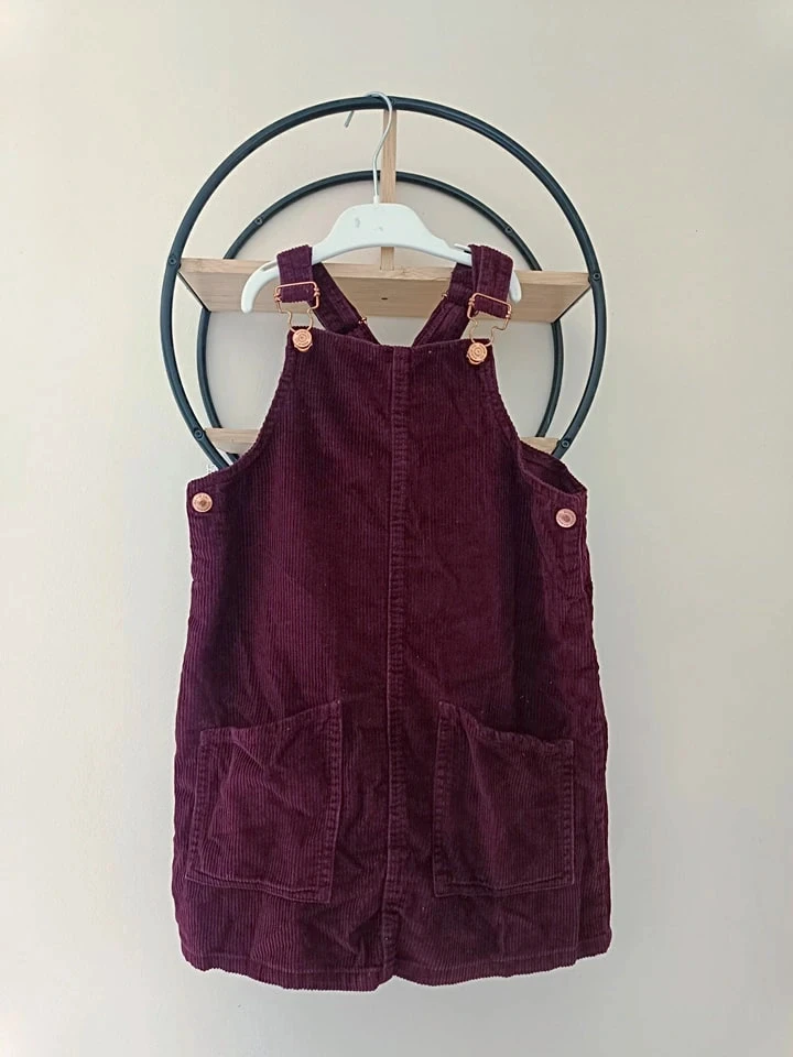 10-11 ans robe côtelée